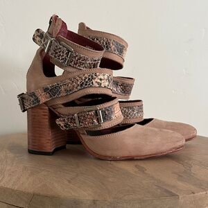 Freebird by Steven - Justice Pink Strappy Heels